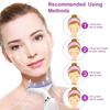 7 Colors Face Neck Massager Household Lifting And Firming Facial Electric Introduction Beauty Massage Face Care Tools 04