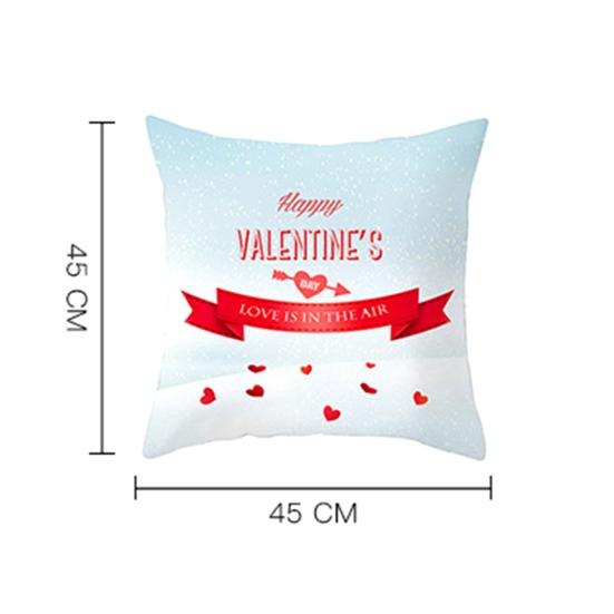 Drukowane serce drzewa Miękka poszewka na poduszkę na Walentynki Pokrowiec na poduszkę Dekoracja domu