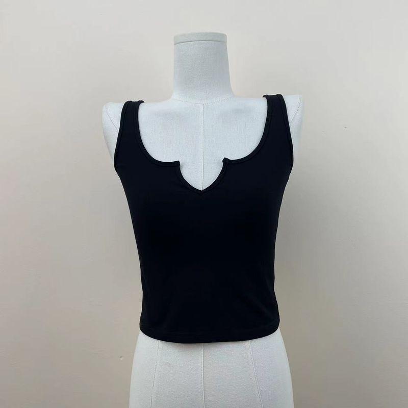 

Модный стиль Сексуальный Хлопок V-образный вырез Облегающий Эластичный Слинг Black S