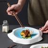 Irregular Ceramic Dining Plate Western Steak Plates Pasta Dish Dessert Bowl Sashimi Plates Sushi Plate Dim Sum Dish Fruit Bowl