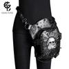 Borsa da Moto Punk Europea e Americana Teschio Monospalla da Donna Crossbody PU Borsa da Vita da Esterno