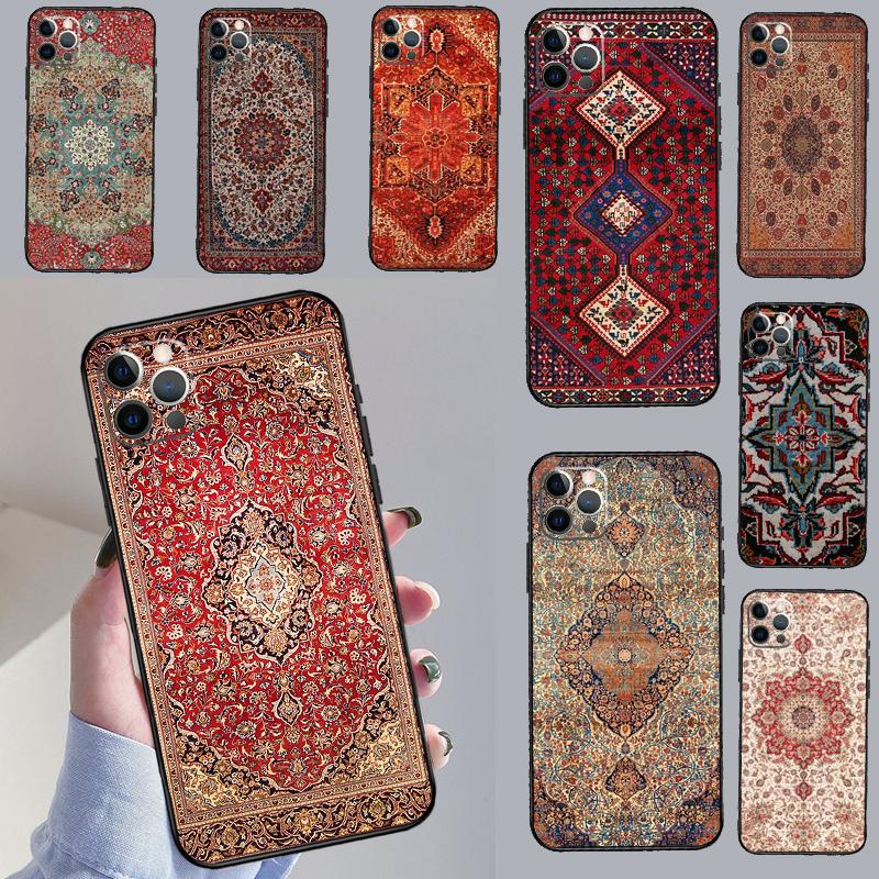 Persian Carpet Floral Pattern Case For OnePlus 15 13 12 11 13R 13T 10T 10R 12R OnePlus Nord 5 CE 2 3 4 Lite N20 N30 Cover