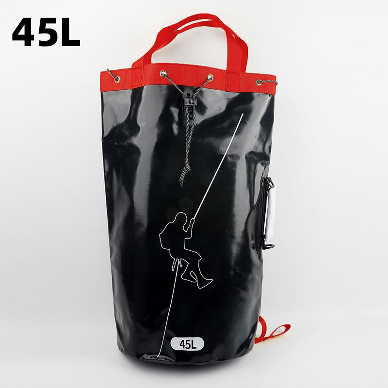 30L/45L/55L Climbing Rope Bag Outdoor Cave Exploration Equipment Storage Wear-resistant Rescue Waterfall Rappelling Backpack Bag