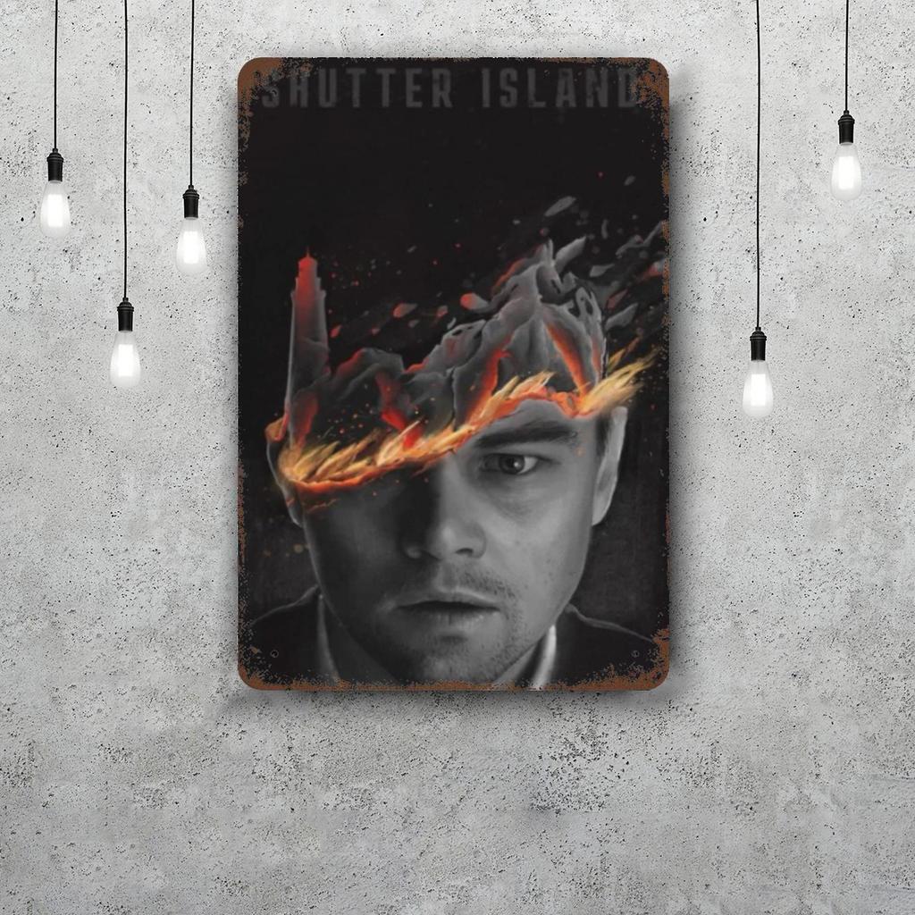 shutter island Metal Signs wall decor Vintage Tin Signs Captain Metal Poster Decor for Bar Pub Club Wall Decoration