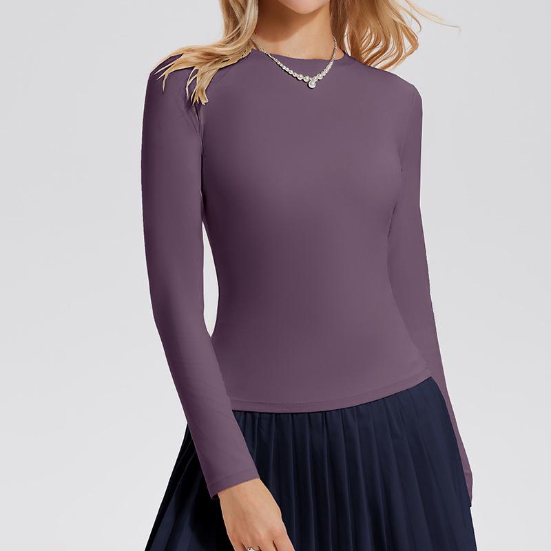 

2026 Slim-Fit Long-Sleeve Breathable Yoga & Running T-Shirt Medium