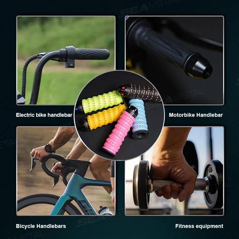 Non-slip Handlebar Wrap Motorcycle Handle Cover Wear Resistant Handle Wraps Bar Tape For Enhance Grip PU Bar Tape For Cycling