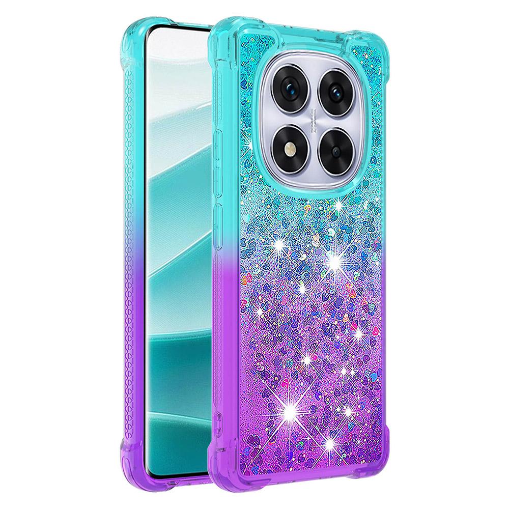 Bling Glitter Phone Case For Xiaomi 14T 13T 12T 12S Ultra Redmi Note 13 Pro Plus 12 Turbo Dynamic Quicksand Bumper Back Cover
