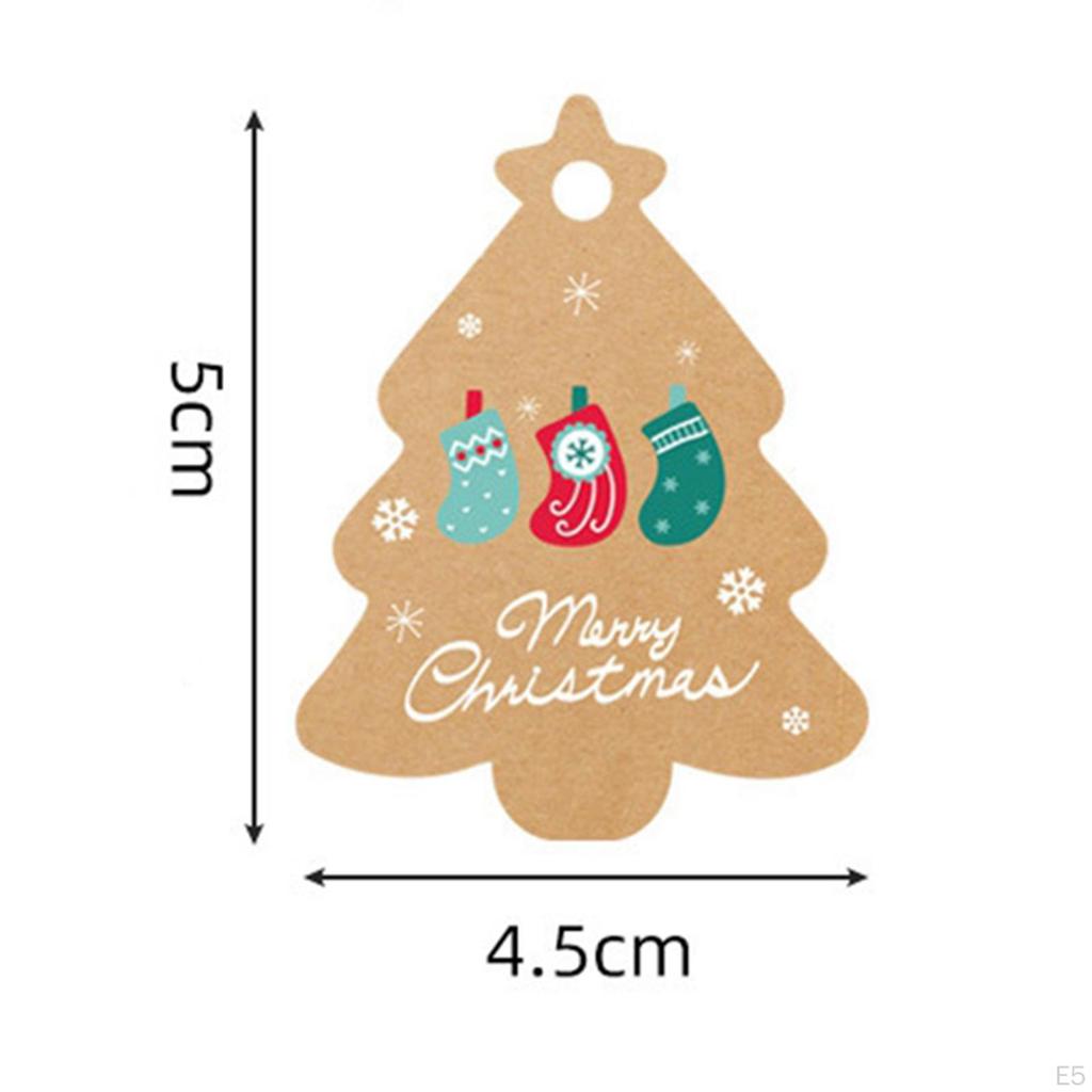Christmas Tags Decor Creative Decorative Hang Gift Wrapping Hanging