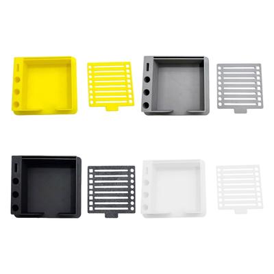 Space Saving Desk Tray Note Templates Hold Box For Notes Pens Office Supplies