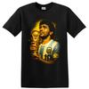 Koszulka Diego Maradona Argentyna Legenda Piłki Nożnej Portret z Pucharem Koszulka