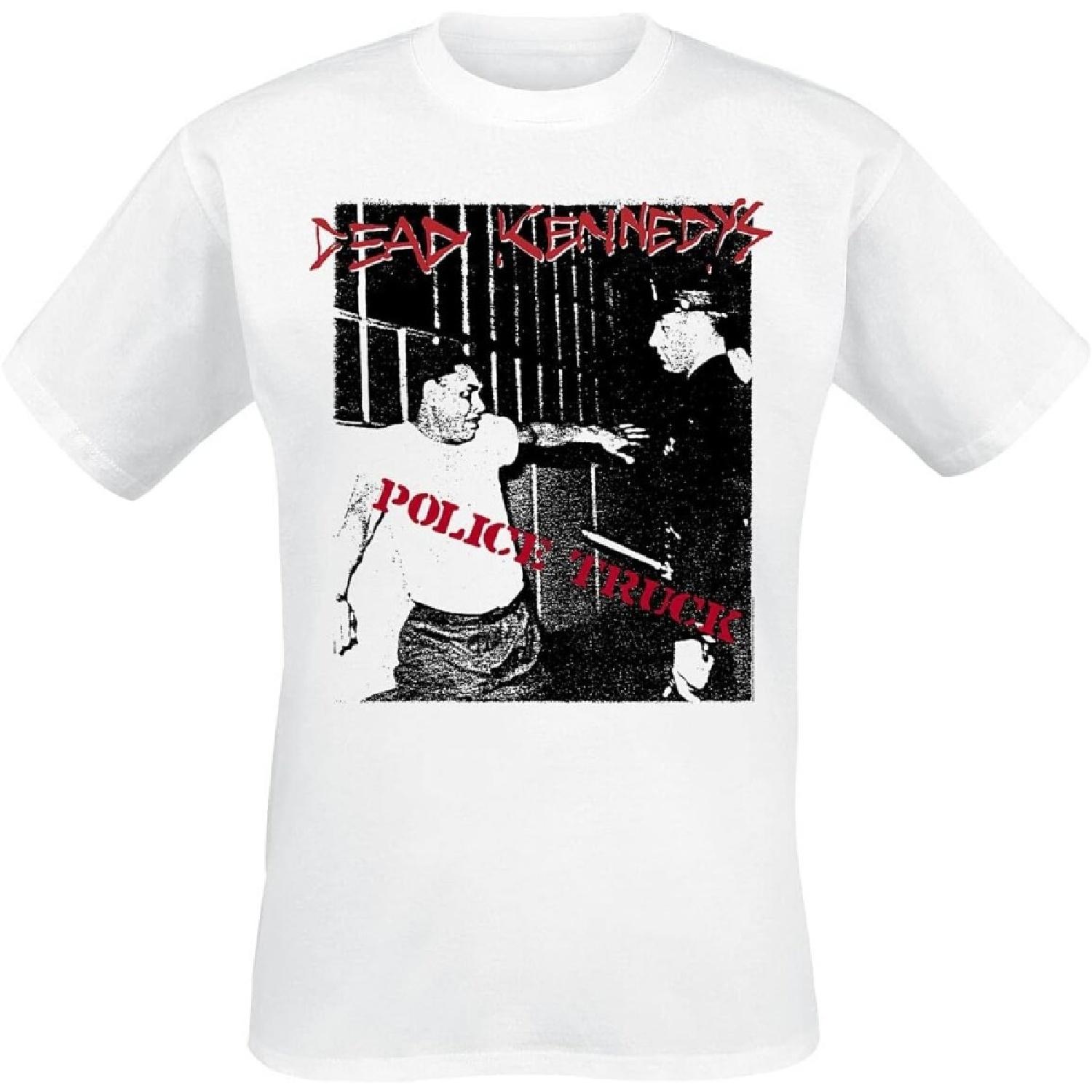 

Dead Kennedys T Shirt Police Truck Band Logo New Official Mens White Size XL XXXXXL білий