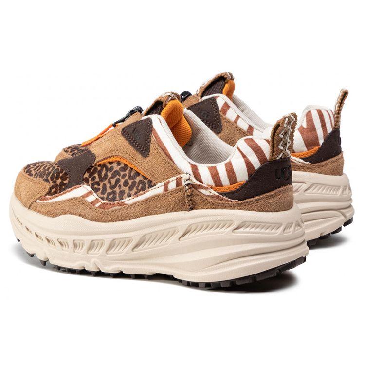 UGG Zip Wild Thang Leopard Patchwork Platform Shoes Women Shoes Brown 1116252-CHE