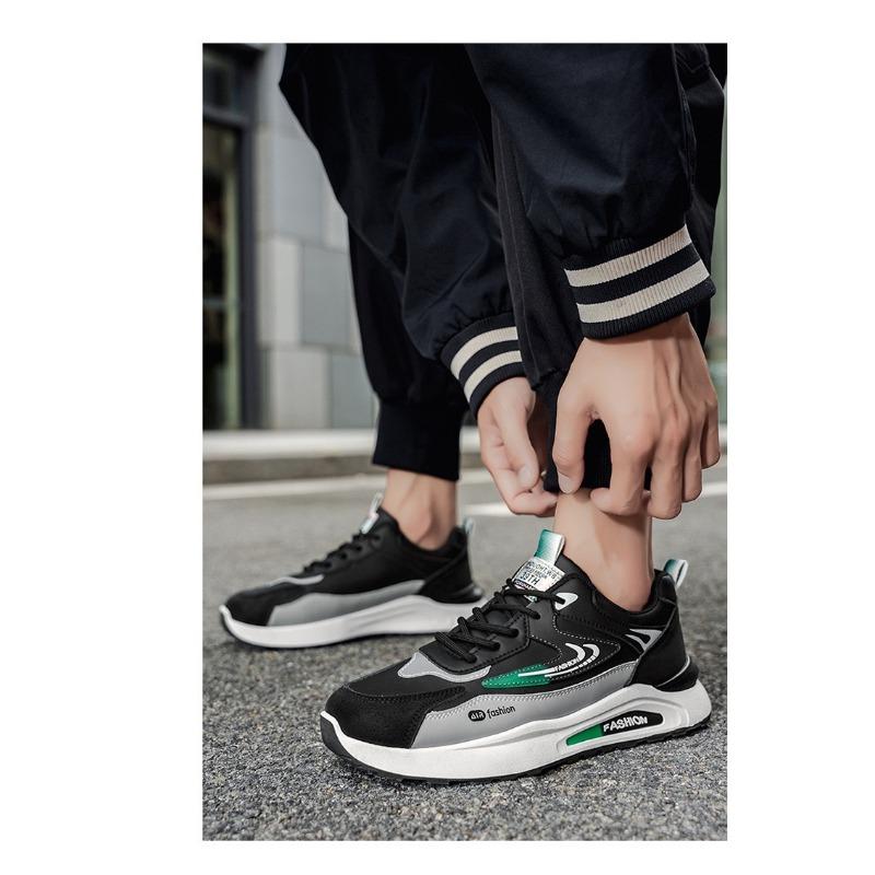 Herrenschuhe Herbst Leder Wasserdicht Sportlich Vielseitig Freizeit Papa Weichsohle Rutschfest Laufen.