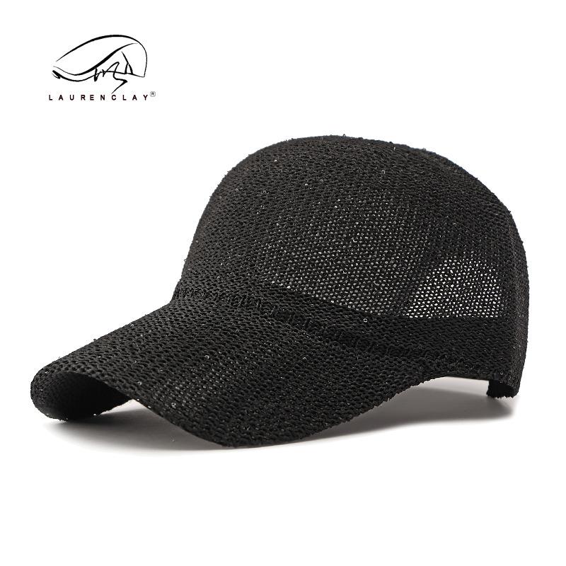 Fashion sequined mesh cap summer breathable hard mesh baseball cap women's outdoor sunscreen visor versatile