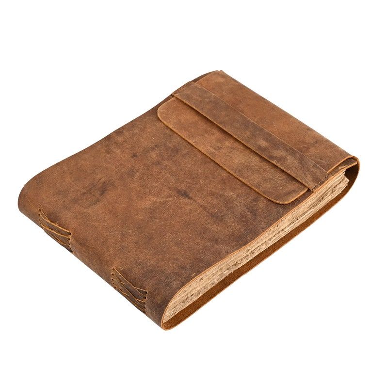 Leather Drawing Journal Daily Travel Diary, Antique Handmade Vintage Bound Rustic Writing Notebook, Genuine Leather