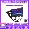 Android Car-Play Car Radio For Ford Focus 1998-2005 Multimedia Player Head Unit Stereo GPS Navigation BT WIFI,2+64GB