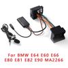 Auto BT 5.0 Music Audio Adapter Wire MIC For BMW E60 E61 E63 E64 E65 E66 E81 E82 E87 E70 E90 E91 E92 Radio Adapter Cable