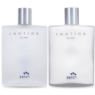 Uomo con Fiori Emotion Skin 160ml + Lozione 160ml/Senza Scatola, 1 set