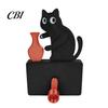 Animal Fridge Magnet Cat Pushing Vase Refrigerator Magnet, 3D Printed Whiskers Holder Kitchen Decor Pet Memorial Keepsake Decoration, Gift for