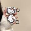 Airpods 1 /2 Generation Cartoon Kt Cat Bluetooth Headset Cover Soft Protective Case Airpods Pro Transparent Silicone Buckle