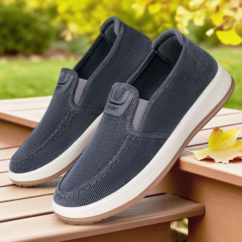 Casual Shoes One-step Lazy Shoes Versatile Single Shoes Soft-soled Shoes Shallow Men's Shoes Breathable Shoes