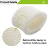 3er-Pack Luftbefeuchter-Dochtfilter für Honeywell HC-888, HC-888N, Filter C, passend für Honeywell HCM-890 HEV-320