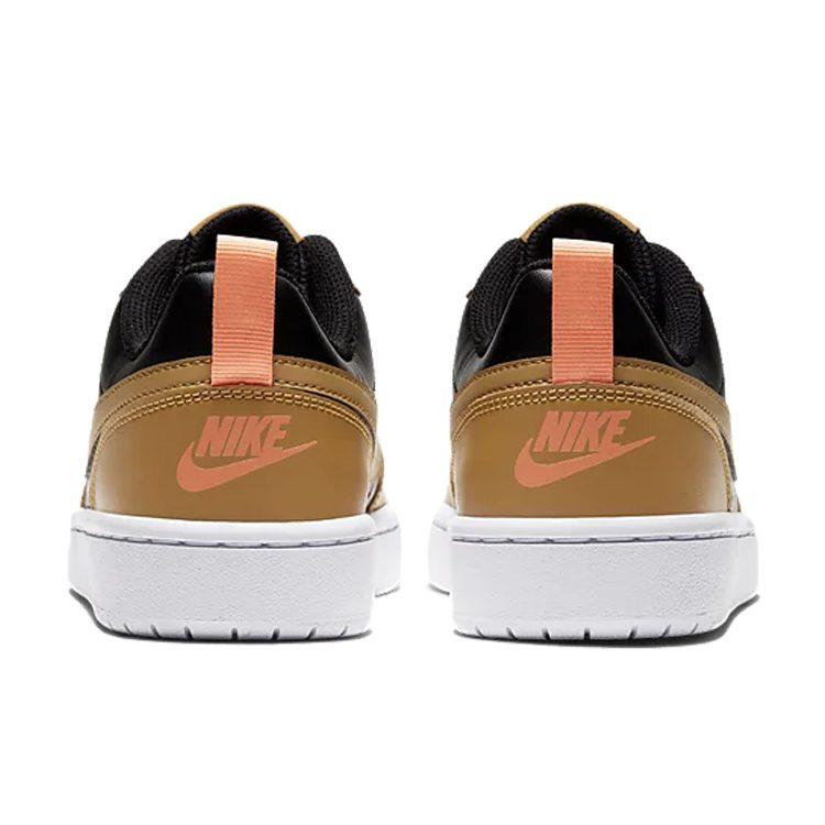 Nike Court Borough Low 2 'Black Orange White' GS BQ5448-004