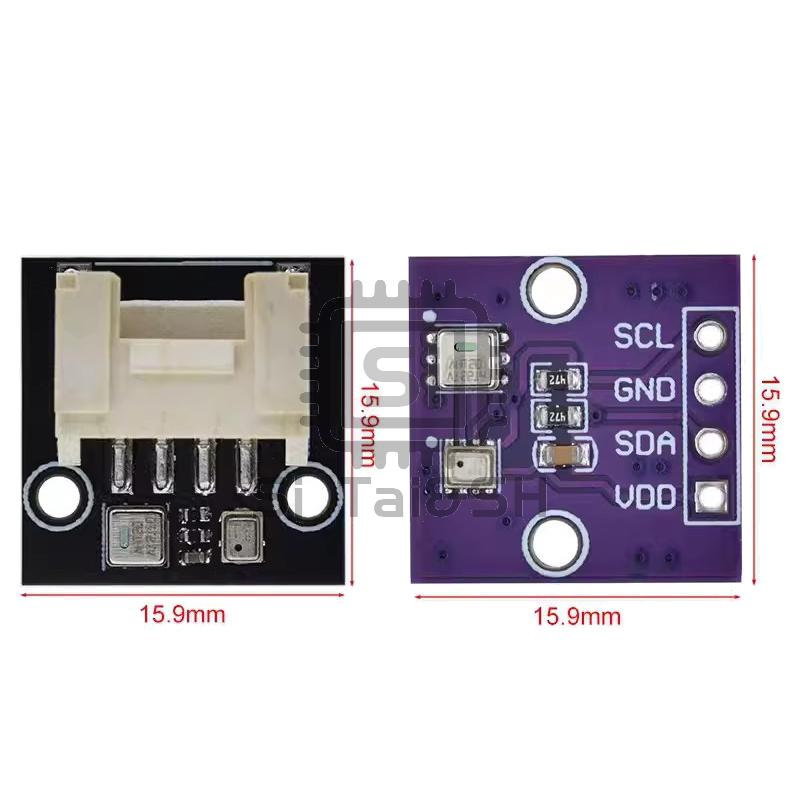 1~5pcs AHT20+BMP280 Temperature Humidity Air Pressure Module High-precision Digital Temperature Humidity and Air Pressure Sensor