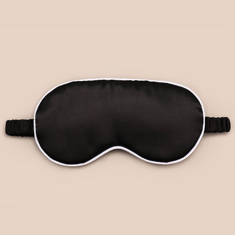 Breathable Unisex Blackout Imitation Silk Eye Mask - Summer Style, Comfortable & Thin