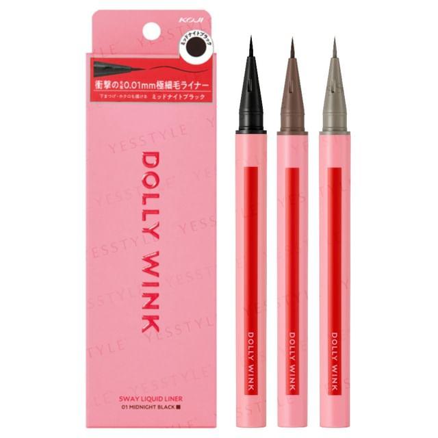 Koji - Dolly Wink Жидкая подводка 5 в 1 01 Midnight Black