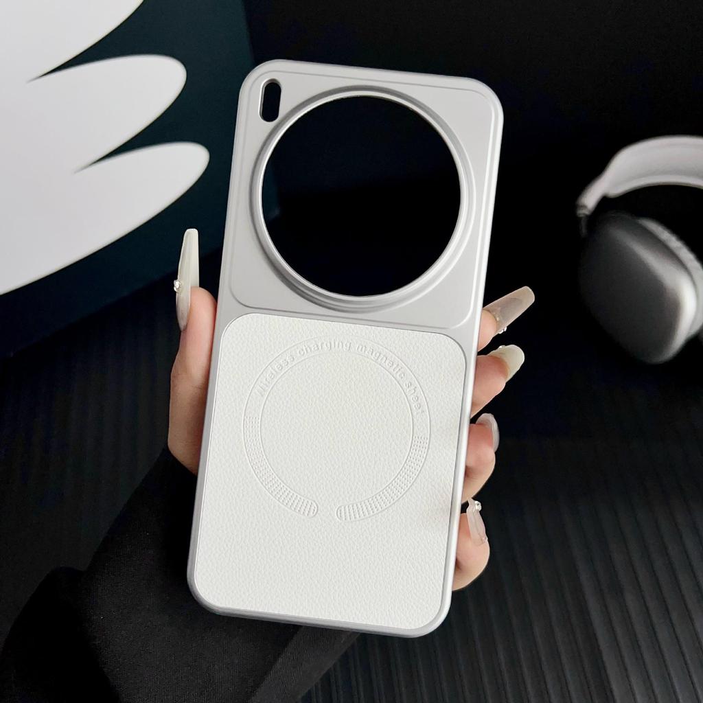 Honor Magic8Pro Faux Leather Magnetic Case - Luxury Lychee Grain X300Pro Drop-Proof Protector