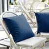 Solid Color Outdoor Waterproof Cushion Cover Candy-colored Simple Rainproof Stain-resistant Throw Pillow Covers for Patio Sofa