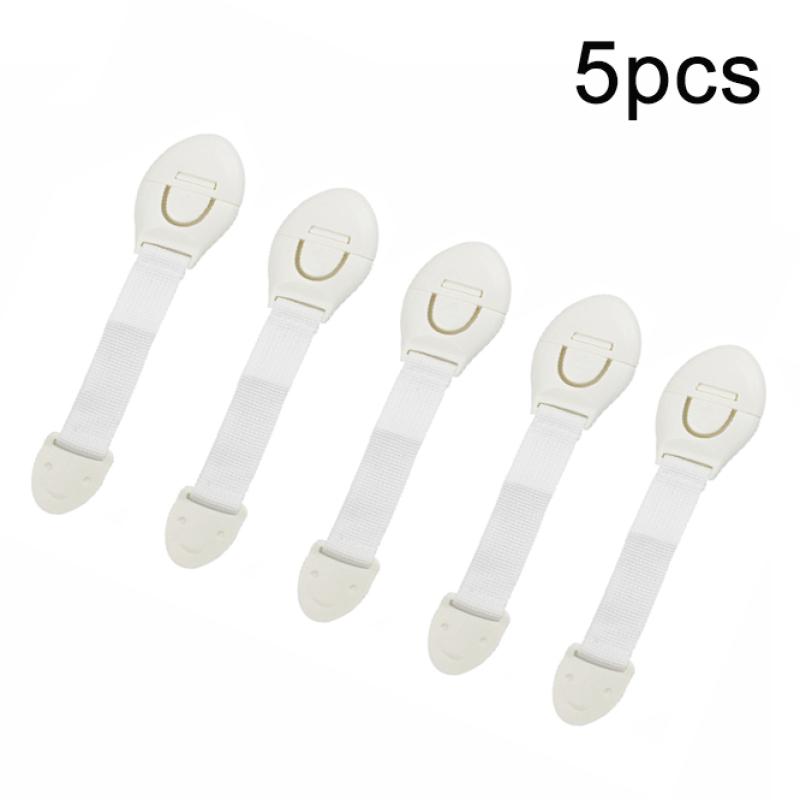 1/5/10Pcs Child Safety Latch Drawer Webbing Lock Baby Security Protection Drawer Door Cabinet Lock Kids Safety Door Lock 5pcs