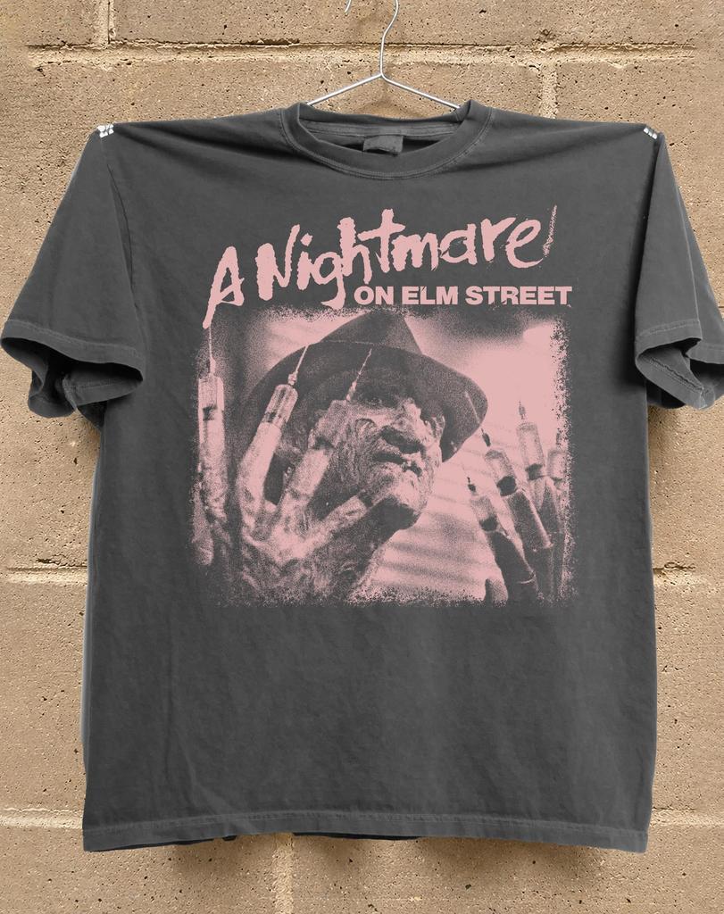 Comfort Colors A Nightmare on Elm Street Shirt, Vintage Freddy Krueger T-Shirt, Retro Horror Movie Shirt, 90s Slasher Movie Merch T-shirt
