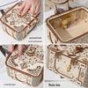 DIY Wood Treasure Box G612: 3D Puzzle, Password Protected, Music Box Gift for Kids