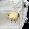 Cute Little Butter Doll Plush Toy Keychain Fashion Creative Backpack Pendant Soft Stuffed Butter Doll Kawaii Birthday Gifts