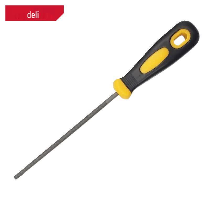 Deli 8-inch Medium-Tooth Round File 8 inch