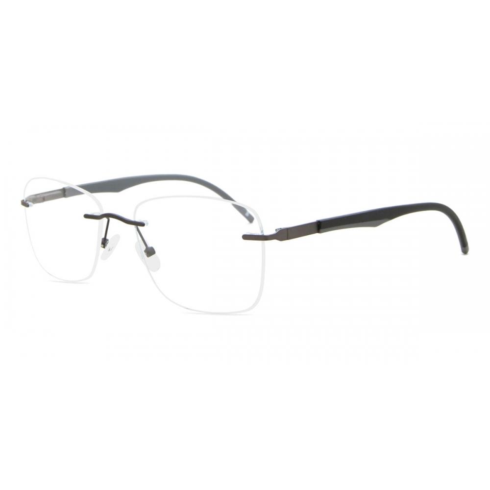 Rimless Square Grey Smartbuy Collection Harleigh Wm6501 C3 Fashion Unisex Eyeglasses