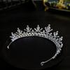 Korean Style New Simple and Elegant Bride Wedding Crown Wedding Dress Headdress Crown Tiara Hair Accessories