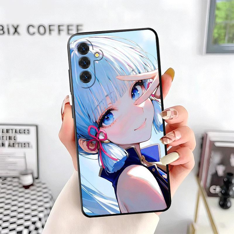 Genshin Impact Kamisato Ayaka Soft Phone Case for Samsung A17 A37 A57 A16 A26 A36 A56 A15 A25 A35 A55 A14 A24 A34 A54 A13 A23 A3