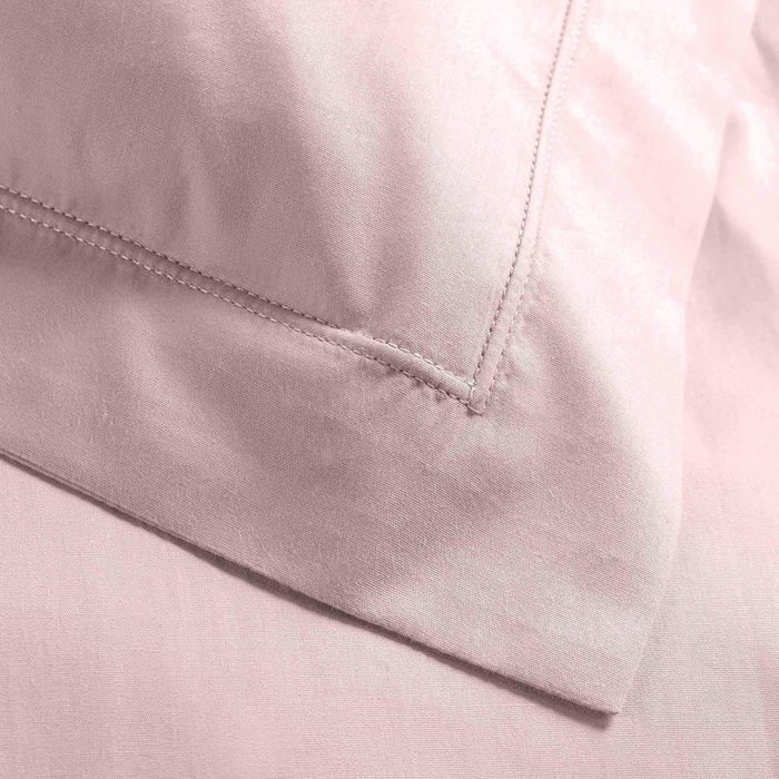 Taies d'oreiller - PROMO LINGE - Coton - 63 x 63 cm - Rose