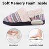 Fashion Shevalues Fuzzy Memory Foam Slippers For Women Winter Fluffy Furry House Slippers Indoor Non-slip Unisex Cotton Shoes Plus Size