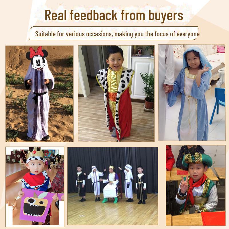 Children's Masquerade Costume: Arab Prince & Greek Princess