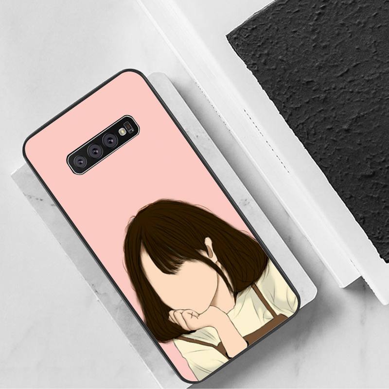 

Чехол для телефона с изображением девушки для Samsung Galaxy S7 Edge Plus S9 S20Plus S20ULTRA S10lite S225G S10 GalaxyS21S30