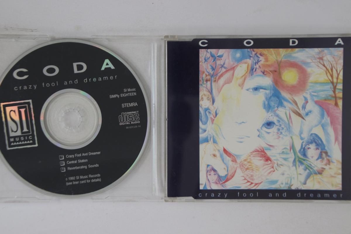 

CD CODA - Безумец и мечтатель NONE SI MUSIC 1992 Нидерланды Рок Б/У