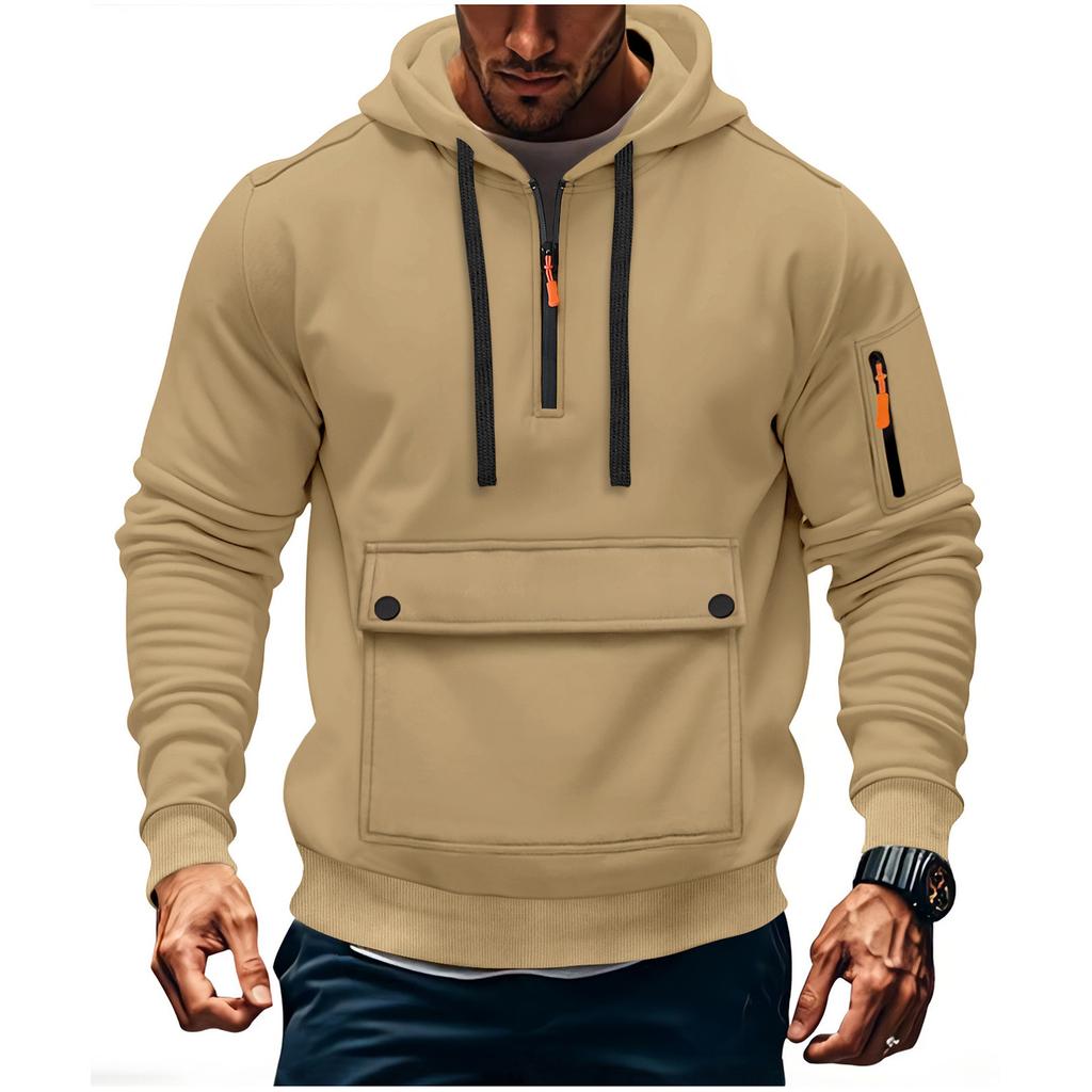 Sportträningsdräkt med luva Unisex löparkläder Långärmad tröja Luvtröja sweatshirt