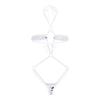 Damen Mikro-Bikini Neckholder Body T-Rücken Monokini Badebekleidung Nachtwäsche