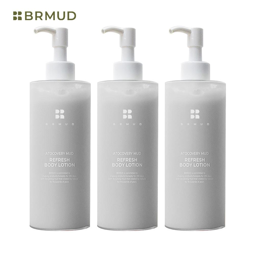 BRMUD Atocovery Освежающий лосьон для тела с глиной 300 г x 3