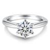 LinkerLove Moissanite Engagement Ring 1.5ct D VVS1 Lab Created Diamond Ring 925 Silver Wedding Band Women Party Jewelry