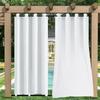 Patio Outdoor Waterproof Curtains Eyelets Insulated Insulated Window Drapes Rod Pocket Tap Top Gazebo Pergola Curtains Windproof